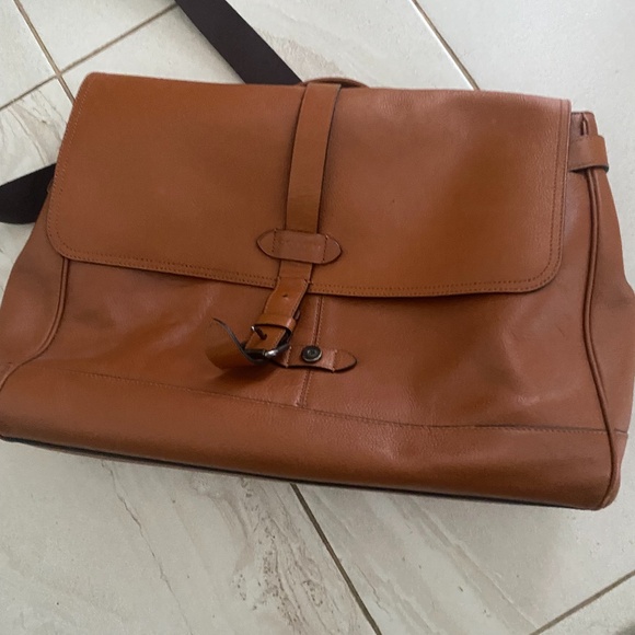 COACH mens briefcase leather ,beautiful brown colour very roomy - Picture 1 of 8